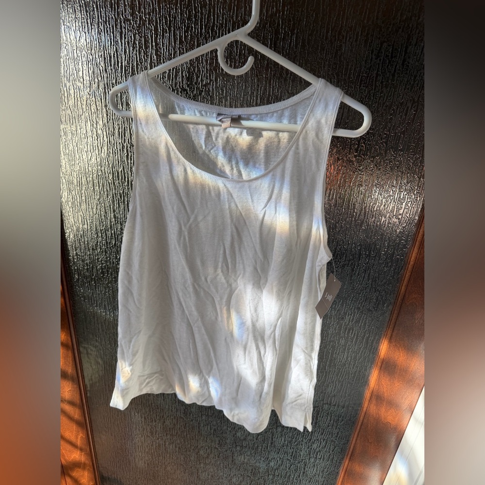 J. Jill Classic White Tank Top NWT